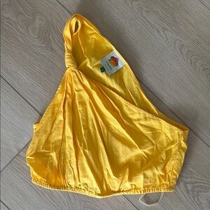 Yellow One-Shoulder Top